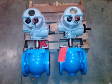 Rotork IQT on Pratt Plug Valve