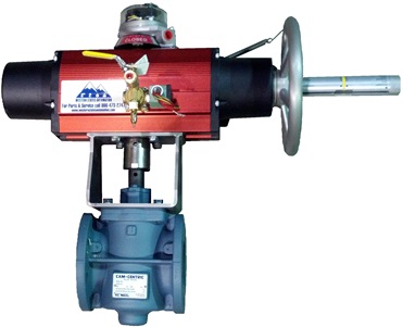 Plug Valve with Pneumatic Manual Override