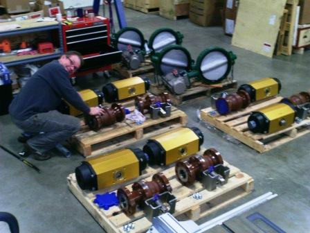 Pneumatic Ball Valves